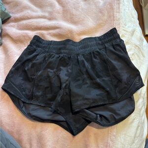 Black Camouflage Lululemon Women's Shorts